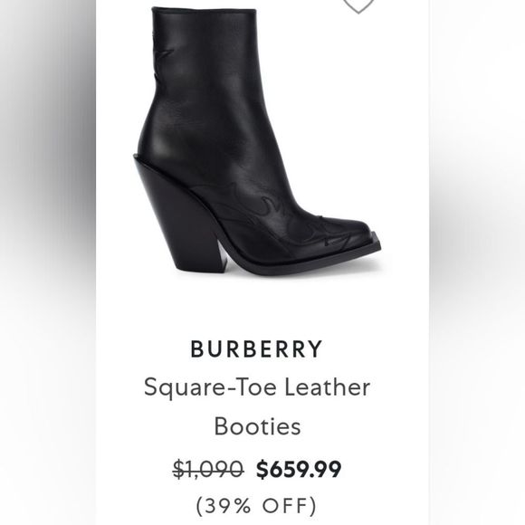 Flash Sale BURBERRY TALL LEATHER STILETTO HEEL BOOTS. VINTAGE EXCELLENT. RARE! - Picture 13 of 16